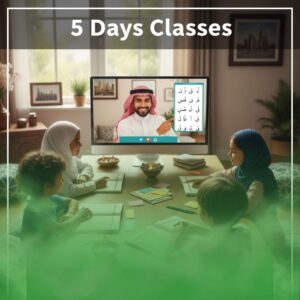 Noorani Qaida 5 classes Weekly